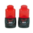 thumbnail image 2 of Milwaukee M12 Redlithium 12V 2Ah Battery 48-11-2420 - Two Pack with Charger, 2 of 4