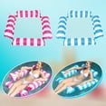 thumbnail image 4 of sixwipe 2 Pack Inflatable Pool Floats Adult, Water Hammock Lounge, 4-in-1 Multi-Purpose Pool Floaties Toys,Floats for Swimming Pool, Adults Vacation Fun and Rest, 4 of 7