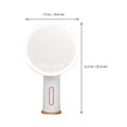 thumbnail image 2 of Raindrops 1Pc Practical White LED Makeup Mirror with Fill-in Light and Elegant Design, 2 of 8