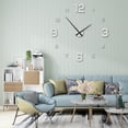thumbnail image 3 of Large Wall Clock DIY Sticker, Modern Home Decor, Customizable Timekeeping, Minimalist Design, For Living Room, Office, Special Occasion, Wall Art, Durable Vinyl Stickers, Artistic Wall Accents, 3 of 8