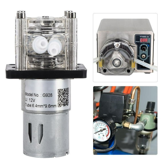 TOPINCN Metering Pump,Large Flow Peristaltic Pump,Large Flow Peristaltic Pump High Quality Metering Pump for Aquarium Laboratory 500mL/min