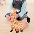 thumbnail image 1 of Flurfy Giraffe Toys Adorable Shaking Tail Muñeca de jirafa de suave, de jirafa para de dormir, , niñas, , , Naranja jirafa naranja Hugo Juguetes de jirafa de peluche, 1 of 10