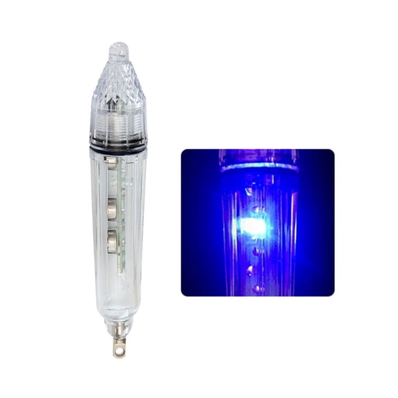 VONKY Fishing LED Flash Bait Lamp Small Lure Light Wide Application High Brightness Luminous Lures Outdoor Deep Water Blue