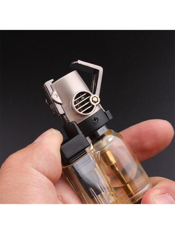 Windproof Cigar Lighter Gas Refillable Lighter(Random Color) Walmart