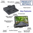 thumbnail image 4 of 4" Touch Screen Dash Cam 1080P Dual Lens Car DVR Recorder Front and Rear Camera, 4 of 6