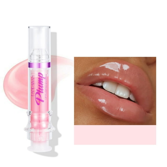 BEUKING Lifter Gloss, Spicy Lip Plumping Booster Lip Gloss Glossy Lipstick, Hydrating, Volumizes, High-Shine, Fuller Lip Plumper Lip Glass Mirror Lip Glaze Lip Makeup, Plump & Pout Lip Plumper (#01)