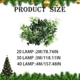 thumbnail image 3 of Fake Flowers Flash Deals! Christmas Rattan White Starry Sky Led Light String 2 Meters 20 Lights Battery Box Christmas Decorations Clearance! 1 Christmas Cane Star Led Light String, 3 of 9
