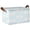 Blue Cherries, variant on Foldable Iron Frame Open Home Storage Bins 16.9×11.4×10 Inch Waterproof Nice Cube Shelf Baskets Blue Geo