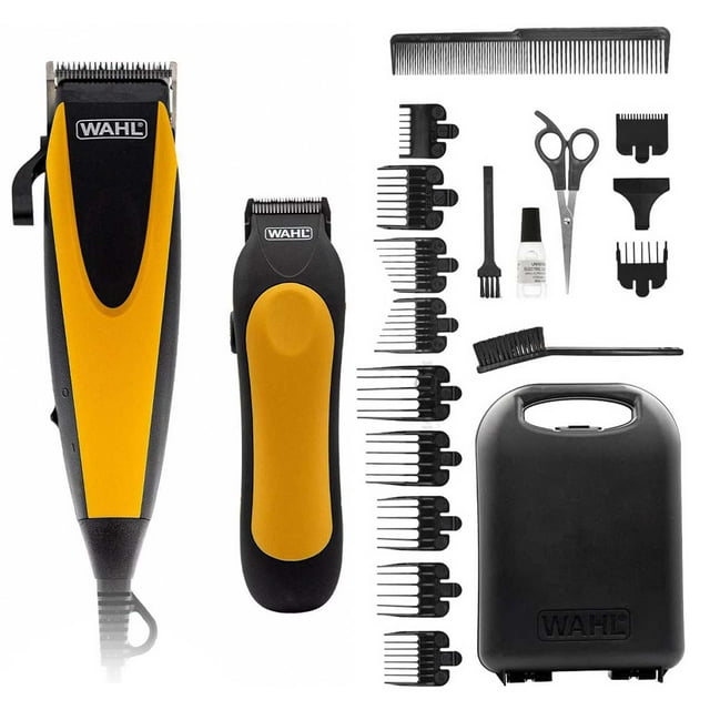 Kit Corte de pelo y Afeitado en casa Wahl 9670-400 – 22 pzs Amarillo y Negro