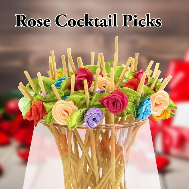 Flower toothpicks discount