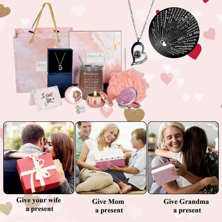 LONGRV 11PCS Birthday Gifts for Women, Relaxing Spa Gift Basket