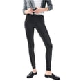 thumbnail image 1 of Aeropostale - Leggings casuales con purpurina para mujer, metálico, mediano, 1 of 2