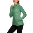thumbnail image 3 of Pinspark Women's UPF 50+ Sun Protection Hoodie Jacket Cooling Long Sleeve Athletic Running Shirt Lightweight Full Zip Workout Top for Hiking Travel, 3 of 6