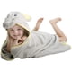 thumbnail image 3 of Toalla Con Capucha Para Niños | Diseño De Elefante | Ultra Suave Y Extra Grande | Toalla De Baño 100% Algodón Con Capucha Para Niña O Niño Jormftte WMZL-1100, 3 of 7