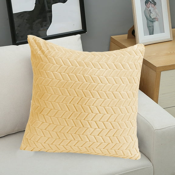 Fnyoxu 17x17 Inch Throw Pillow Cover - Summer Decorative Polyester Square Cover for Couch, Outdoor, Bed, Indoor Decor