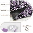 thumbnail image 6 of 6'x9' Area Rugs, Purple Flowers Indoor Outdoor Area Rug for Living Room Bedroom, Spring Farmhouse Botanical Floral Herbs Washable Bathroom Rugs Kitchen Floor Carpet Mats Home Decor Aesthetic, 6 of 8