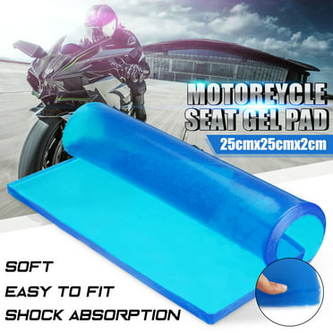 8 Size Polyurethane Elastic Fiber Seat Gel Pad Cushion Motorcycle Motorbike Com - Adding Gel Pad To Motorcycle Seat
