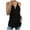 Black, variant on RYRJJ Women's Deep V Neck Sleeveless Tank Tops Dressy Casual Halter Vest Blouses Lightweight Flowy Summer Tee Shirts with Pocket(White,S)