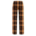 thumbnail image 6 of QATAINLAV Today Prime Sales Christmas Pj Pants Women Fashion Plaid Pajama Pant Casual Cotton Comfy Wide Leg Sweatpants Loose Plus Size Lounge Trousers Multicolor XXL, 6 of 8