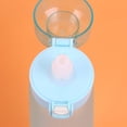 thumbnail image 2 of Termos para agua con sabor de 650 ml con pajita para beber más taza reutilizable de agua (azul cielo), 2 of 7