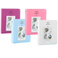 thumbnail image 1 of 4Pcs 3inch Mini Photo Album Portable Small Picture Cute Storage Book Large Capacity Kpop Card Holder Reusable Portfolio Binder Hold 64 Photos for Travel Home, 1 of 10