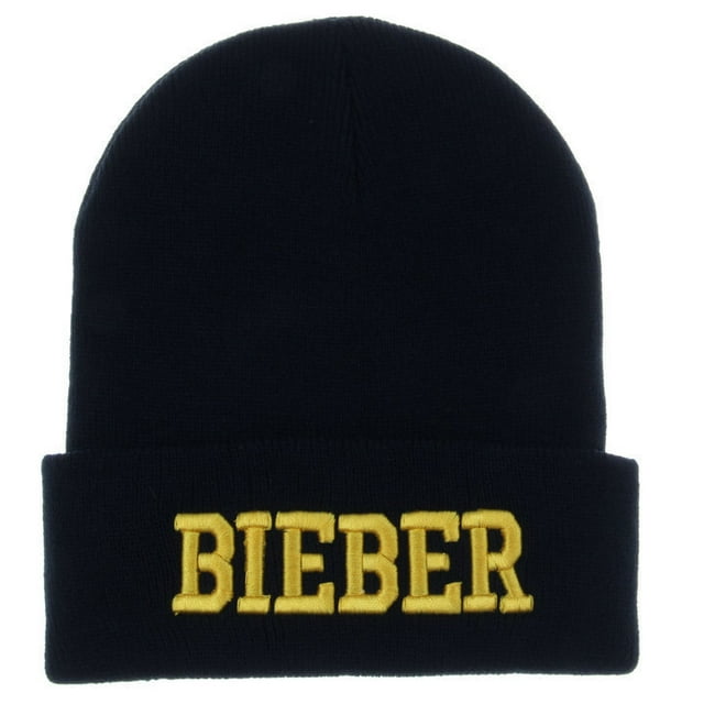 Gorro de invierno Biebers Anime de punto para adultos y niños