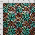 thumbnail image 2 of oneOone Polyester Spandex Turquoise Green Fabric Animal Skin Craft Projects Decor Fabric Printed By The Yard 56 Inch Wide-E7C, 2 of 4