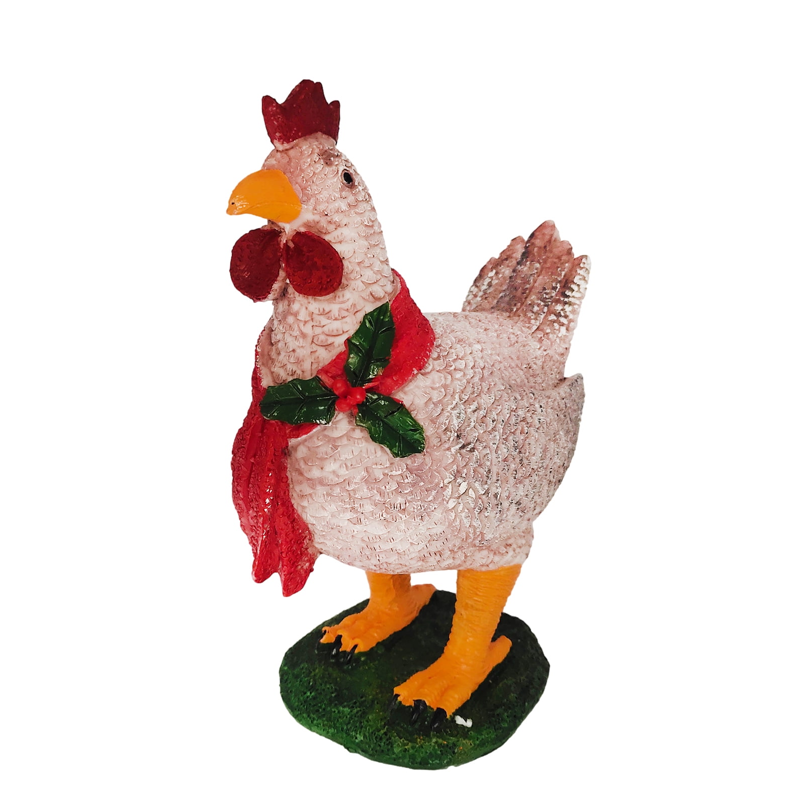 LightUp Chicken with Scarf Holiday Decoration Outdoor Ornaments