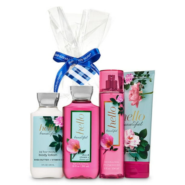 Bath and Body Works Hello Beautiful Gift Kit Body Lotion Body Cream