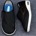 thumbnail image 5 of Zapatos cómodos y suaves de ajuste ancho, zapatos ortopédicos para caminar para personas mayores, con gancho y bucle transpirables, 5 of 5