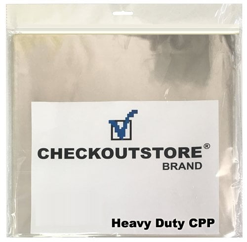 CheckOutStore Paper Record Inner Sleeves with Hole for 12 Vinyl 33 RPM Records Round Corners 100 