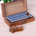 thumbnail image 4 of 30Pcs Vintage Alphabet Letter Uppercase Lowercase Craft Wooden Rubber Stamp Set, 4 of 7