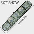 thumbnail image 3 of Yayeee Double Oven Mitt Kitchen Heat Resistant Baking 35" x7" Quilted Glove, Blue Blossom, 3 of 6