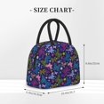 thumbnail image 2 of Easygdp Colorful Butterflies Bolsa de Almuerzo Insulada Grande, Forro de Aluminio, Diseño Espacioso, a Prueba de Fugas, Ideal para Trabajo, Picnics, Viajes y Actividades al Aire Libre, 2 of 6