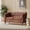 Light Brown, variant on YWEN Contemporary Tufted and Diamond Stitching Faux Leather Loveseat,Tub-Design 2-Seater Sofa,Removable Cushions,Birch Wood Legs,Square Arms