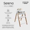 thumbnail image 2 of Silla Alta Periquera 2 En 1 Plegable Con Arnes De 5 Puntos, 2 of 6