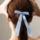 thumbnail image 4 of Pinza para el pelo con lazo de satén de doble capa y diseño de pico de pato para mujer., 4 of 6