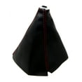 thumbnail image 1 of Tanaka Bottes de Changement en Cuir PU Universelles pour Manuel/auto Couleur Noire avec Coutures Rouges, 1 of 4