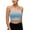 Light blue, variant on Clearance Sale 2025 Beautiful back exercise chest gathered yoga vest, Women Sexy Back Exercise Chest Gathered With Chest Pad Gymnsis Sling Yoga Vest, Women's gym sling yoga bra with chest pad