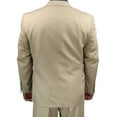 thumbnail image 3 of Sharp Mens 2pc. 2-B Comfortable Stretch Waist Suit w/1 Pair Socks - Beige 56L, 3 of 4