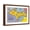 Brown Frame, variant on Art.com Map of the Upper Peninsula, Michigan Art Print, 18" x 12"