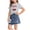 Gray, variant on ITSAME Girls Outfit Sets, Crewneck Printed T-Shirts and Denim Skirts Summer Casual Clothes 2-Piece Black Size 4-5
