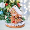 thumbnail image 2 of Estatuilla de casa de especias navideñas, paisaje de casa de especias navideñas en miniatura, decoración del hogar para chimenea y cafetería, 2 of 5