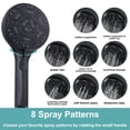 thumbnail image 5 of Wowow Single-Handle 8-Spray Shower Faucet 1.8 GPM with Adjustable Head and Tub Spout in Oil Rubbed Bronze (Valve Included), 5 of 7