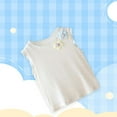thumbnail image 5 of TAGOLD Toddler Girls Boys Summer Blouses Tops,1-5 Years Children's Wear Girl's Ear Tank Top Summer Baby Top Girl's Strap Sleeveless Bottom, 5 of 5