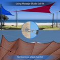 thumbnail image 3 of Fixation de Voile d'Ombrage M6 Robuste, Kit de Fixation d'Auvent en Acier Inoxydable 304 pour Triangle et Carré, Kit d'Accessoires (M6), 3 of 5