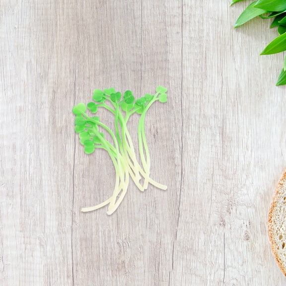 FOMIYES 10pcs Lifelike Vegetable Adornment Artificial Bean Sprout Models PVC Vegetable Store Display
