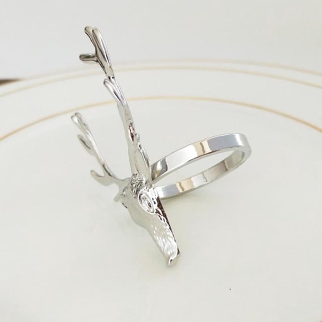 1 Pieza De Aluminio Navidad Servilleta Anillos Servilleta Hebilla Titular Para De Navidad Decoración Colco titulares de servilleteros