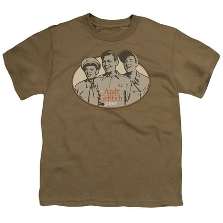 Treviso Three Light - Trevco ANDY GRIFFITH 3 FUNNY GUYS Safari Green Child Unisex T-Shirt