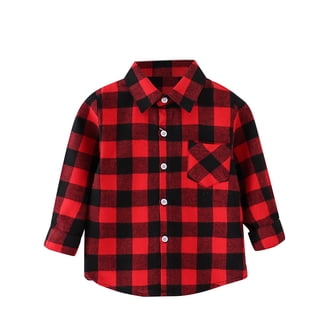 Chemise Garçon Red Camel En Flanelle 100% Coton - Carreaux Bleus, Taille M, Manches Longues